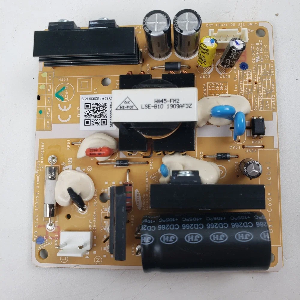 Samsung RF265BEAESR Refrigerator Power Supply Board DA92-00486A JK4N007506
